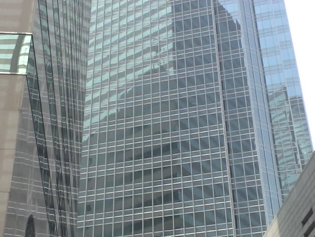 skyscrapers in Hong Kong.