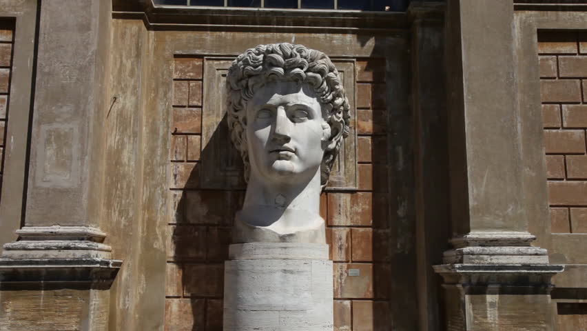 Close up of Head of Augustus