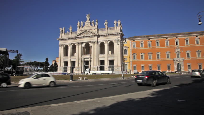 Time lapse of Archbasilica of St John Lateran