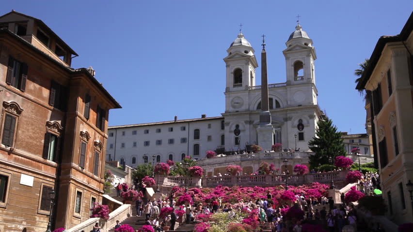 Trinita dei Monti and Spanish Steps