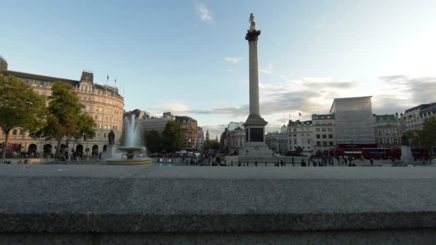 Glimpses of Trafalgar Square