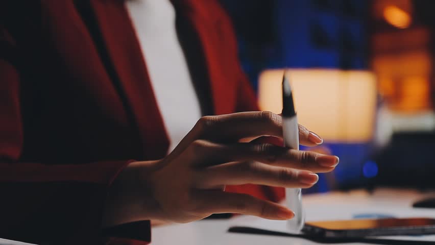 Audit concept,Administrator business man financial inspector and secretary making report calculating balance. Internal Revenue Service checking document.