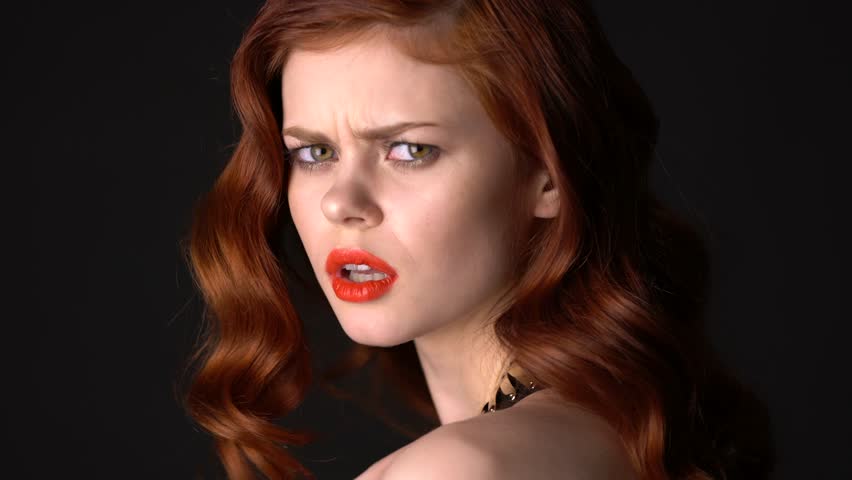 The woman is upset and sad
