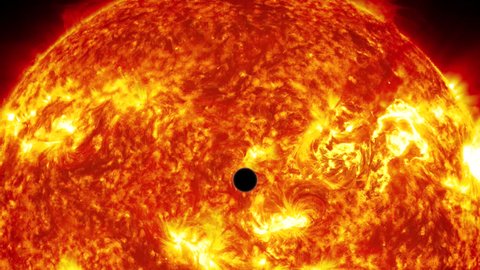 Sun Dwarfing Planet Mercury
