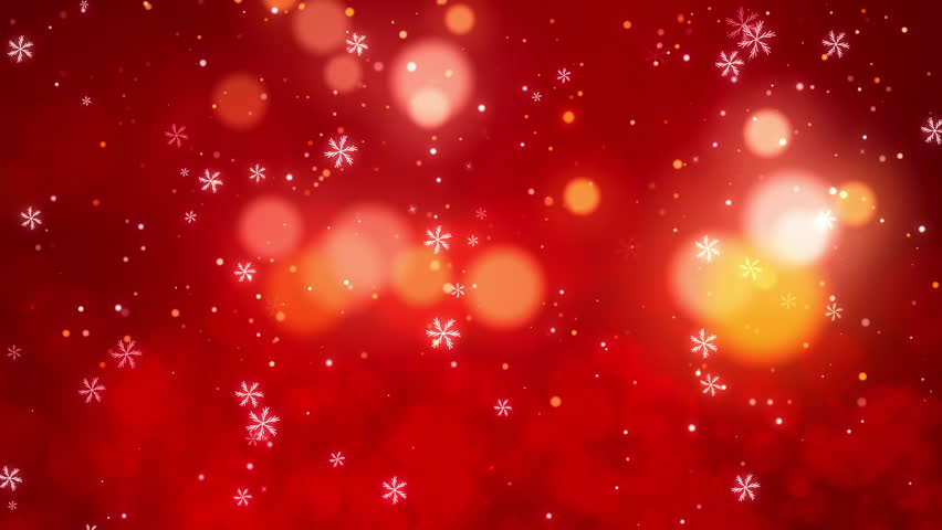 Greeting card christmas and happy new year holiday festive with fireworks and snowflake particles lights glitter decorated. celebration party shimmer luxury video. Red moving background. - Powered by Shutterstock - Get 15% off with code: PIKWIZARD15