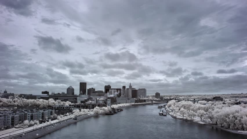 Infrared Cityscape of St Paul Minnesota