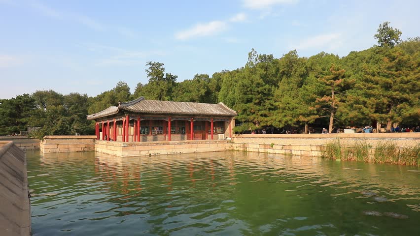 Scenery of Beijing Summer Palace cruise terminal