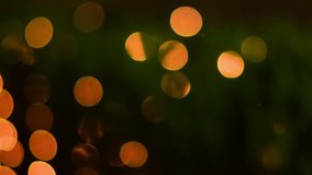 Glittering Abstract Christmas Fairy Lights Background