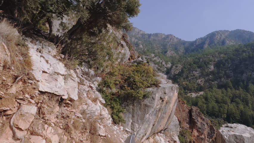 Road Landscapes Of Turkey, From The Car Window