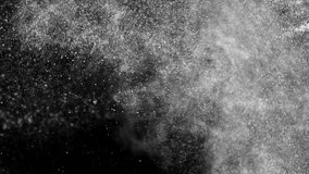 Winter Snow, Falling snow animation loop on black background - Powered by Shutterstock - Get 15% off with code: PIKWIZARD15