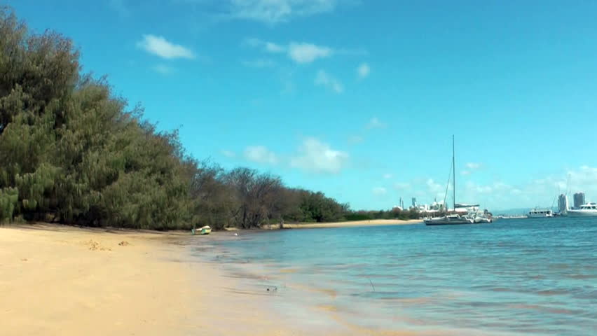 Beach scene,
