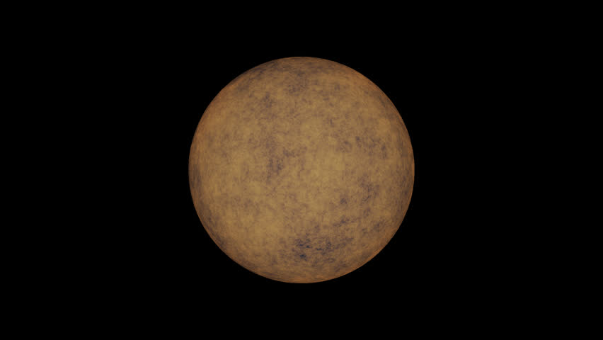 Full HD Rotating Venus Planet VFX