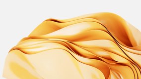 Abstract background with folded textile ruffle, abstract curves, fashion wallpaper, 3d rendering. 3d illustration. - Powered by Shutterstock - Get 15% off with code: PIKWIZARD15