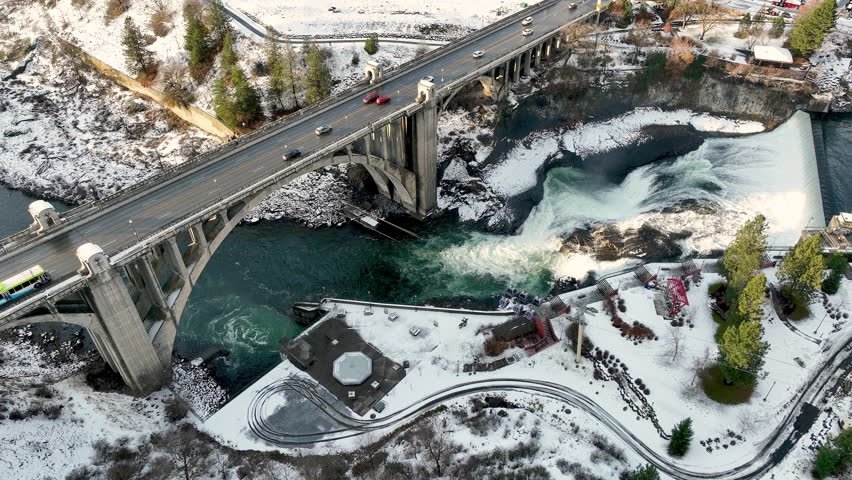 spokane river dam monroe bridge