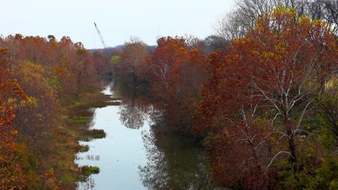 Beautiful Autumn creek in Arkansas