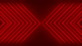 Red arrows sign futuristic light background neon backlight stage show , empty space banner glowing illuminated lamps lines animation ,  floodlight lights flashing wall modern bright art motion graphic - Powered by Shutterstock - Get 15% off with code: PIKWIZARD15