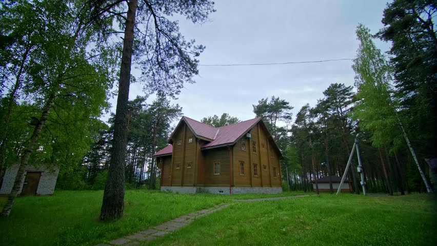 Vintage Wooden Cottage in Peaceful Forest Setting