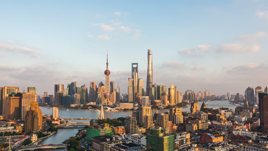 Time lapse of Shanghai .The Bund Royalty-Free Stock Footage #33922234