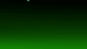 UFO flying saucer spaceship abduction 4k animate in green screen and black to green gradient background, alien abduction animation