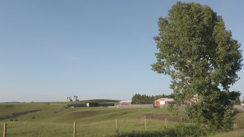 Agricultural land in rural Canada