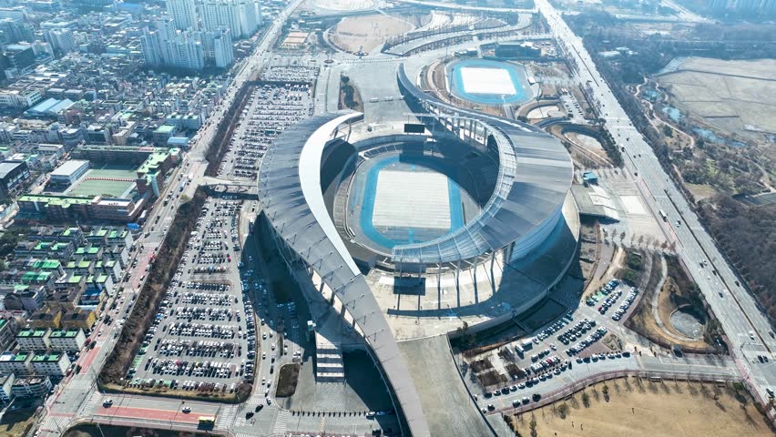 Incheon Asia Main Stadium, 
View of Korea Stadium