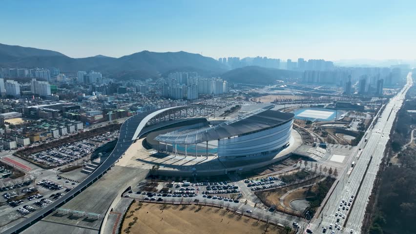 Incheon Asia Main Stadium, 
View of Korea Stadium