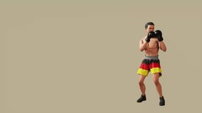 3D Animation: German Boxer Character