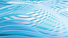 colorful dynamic curved blue stripes and lines, Abstract smooth  wavy cables, loop animation, Premium luxury design, geometric Technology, ribbons Curling and waving, gradient background, 3d render - Powered by Shutterstock - Get 15% off with code: PIKWIZARD15