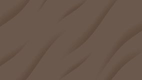 Chocolate smooth abstract elegant liquid animation background. Seamless looping animation.	
