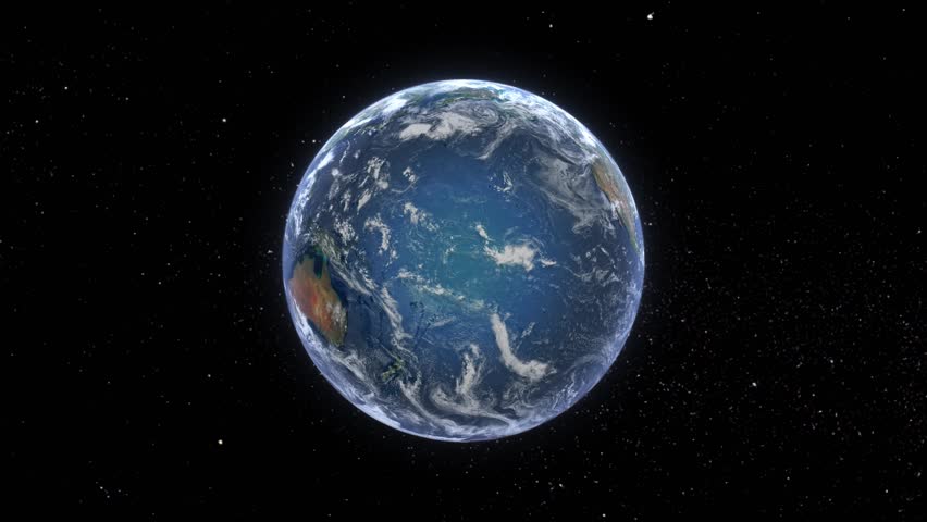 Realistic Earth Orbit and Zoom Glowing Borders Belgium Royalty-Free Stock Footage #3393346025