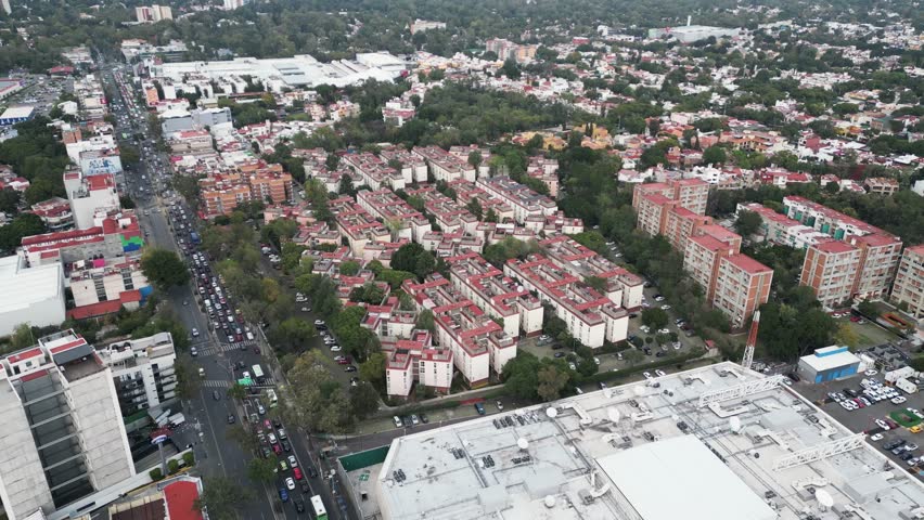 Residential diversity in southern Mexico City, Coyoacan District