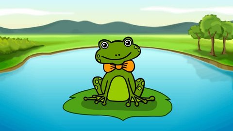 Cartoon Frog Animation Stock Footage Video (100% Royalty-free) 33940933 ...