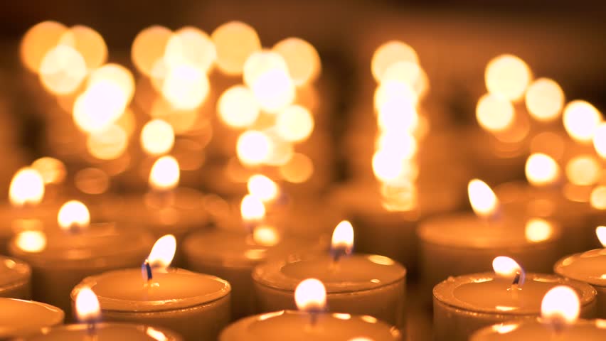 Tealight candles burning macro slow motion | Shutterstock HD Video #33941344