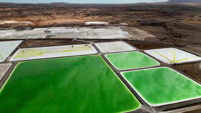 Lithium mining in Iquique, Tarapaca, Chile