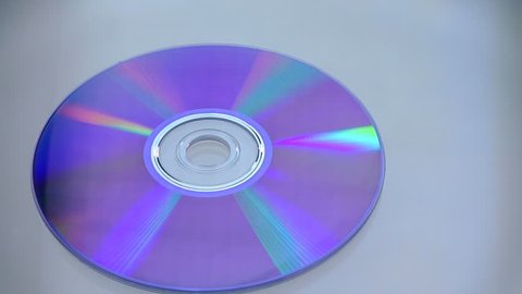 Compact Disc On White Background Stock Photo (Edit Now) 1310371399