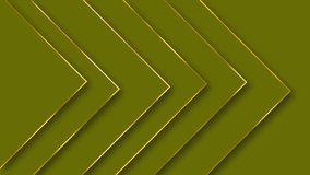 Animated Abstract triangle shapes with golden stripes, golden lines Luxury background	
