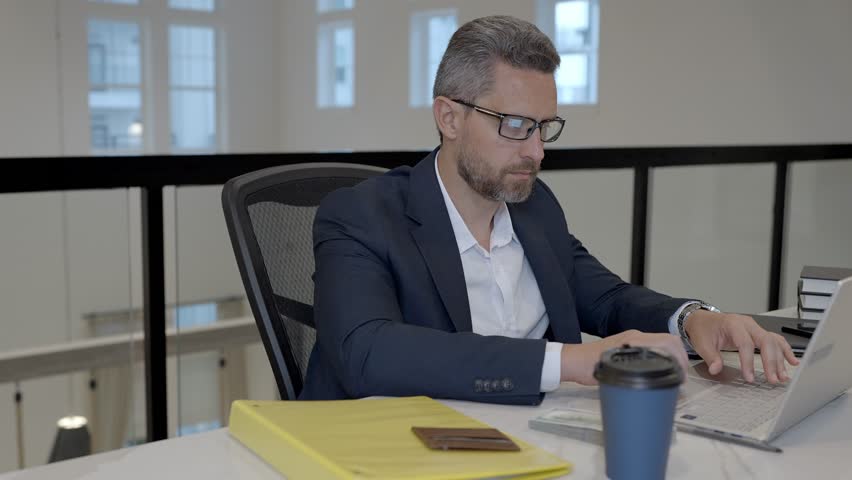 Office worker explain. Business conversation. Business man talking in office. Office consultant presented offer. Business chatting. Ceo manager talking about business. Man in suit talking you.