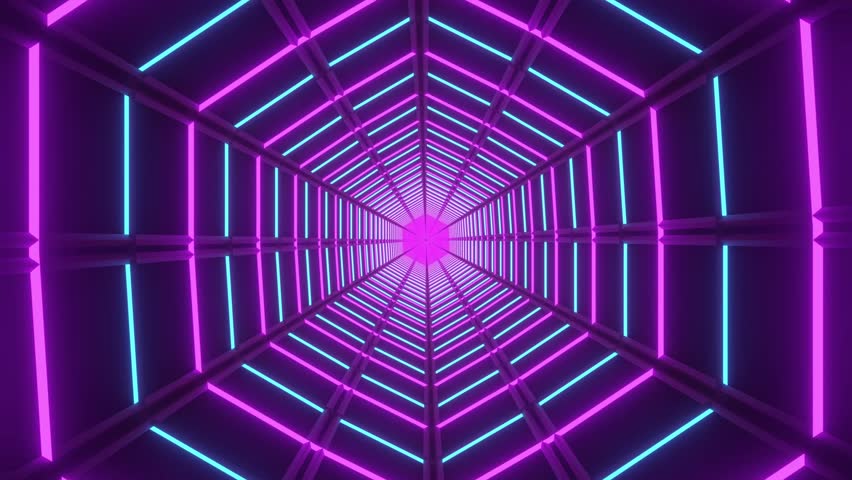 Bright Purple Light Neon Frame On Stock Footage Video (100% Royalty-free)  1034400377
