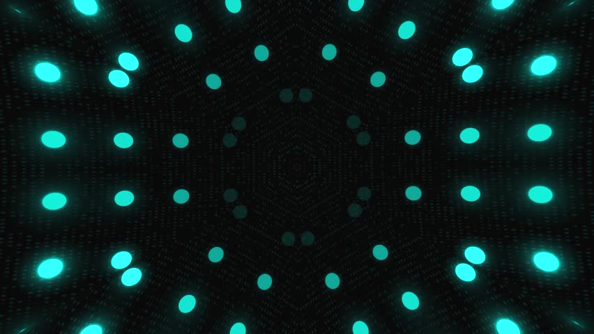 Neon Turquoise ring light spots floods abstract spiral teal aqua neon technology animation, futuristic energy stream, tunnel shiny glow, light streaks in cyberspace, circle logo with power render 4k Royalty-Free Stock Footage #3395453775