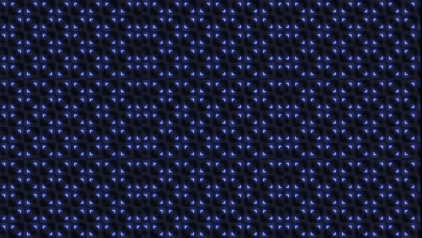 Blue neon light glowing square grid 3d Animation in Seamless Looping . Sci-fi Digital technology futuristic back light stage Electric Move of Dynamic Streaks in Dark Backdrop. illuminated backdrop  - Powered by Shutterstock - Get 15% off with code: PIKWIZARD15