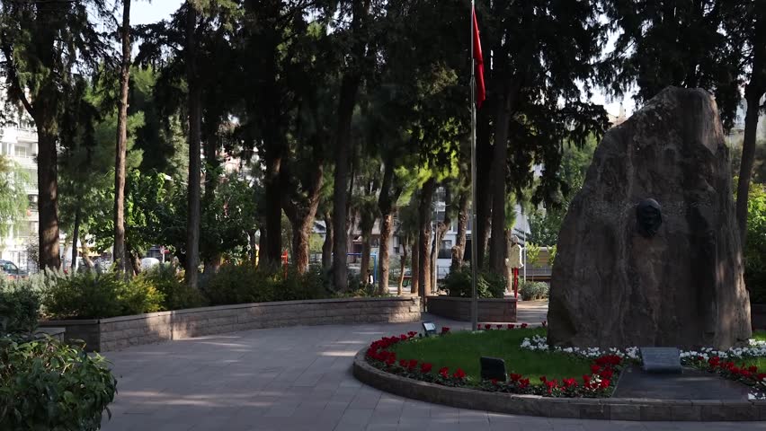 The grave of Zübeyde Hanım, mother of Atatürk, the founder of the Republic of Turkey