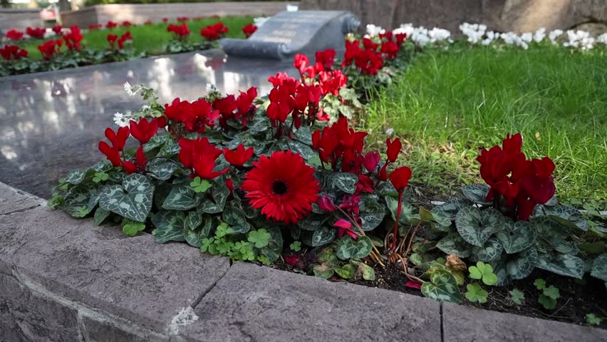 The grave of Zübeyde Hanım, mother of Atatürk, the founder of the Republic of Turkey