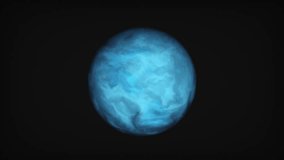 Seamless loop animation video of rotating globe, Planet Earth Animation video with transparent background and animation video 4k