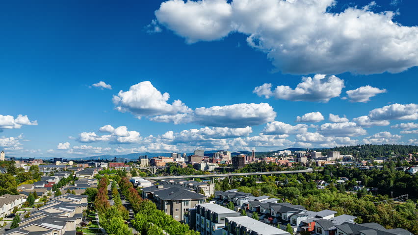 spokane summer timelapse washington downtown