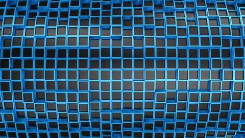 Background From Squares. Abstract background, 2 in 1, loop, created in 4K, 3d animation
