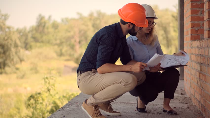 Professional Constructor Architect. Investor Control Build Estate. Specialist In Hardhat Development Work Project. Business Management Renovation Plan. Experienced  Constructor Inspector Builder Site