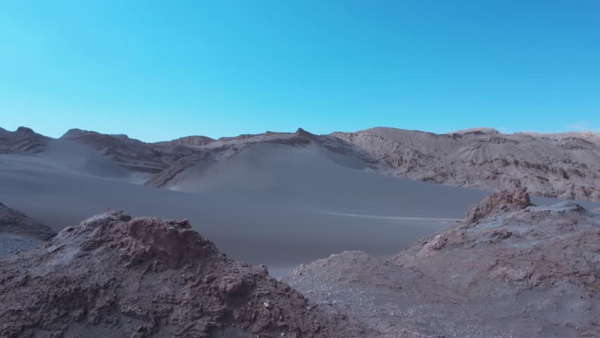 Sand Dunes And Mountains in The Atacama Desert, Chile, South America