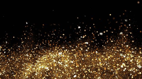 Golden Luxury background, Alpha channel, loopable background, close shoot