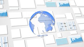 Stock Market Bar Graph trading Information reports business strategy for investment. Business charts data numbers. Business financial investment. HUD infographic financial. Technology. 3D Illustration - Powered by Shutterstock - Get 15% off with code: PIKWIZARD15