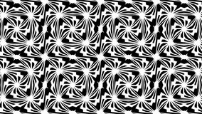 Abstract background with black and white shapes.Seamless loop video.Monochrome pattern.